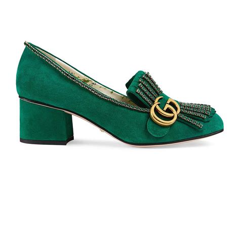 gucci green marmont shoes|Gucci Marmont shoes sale.